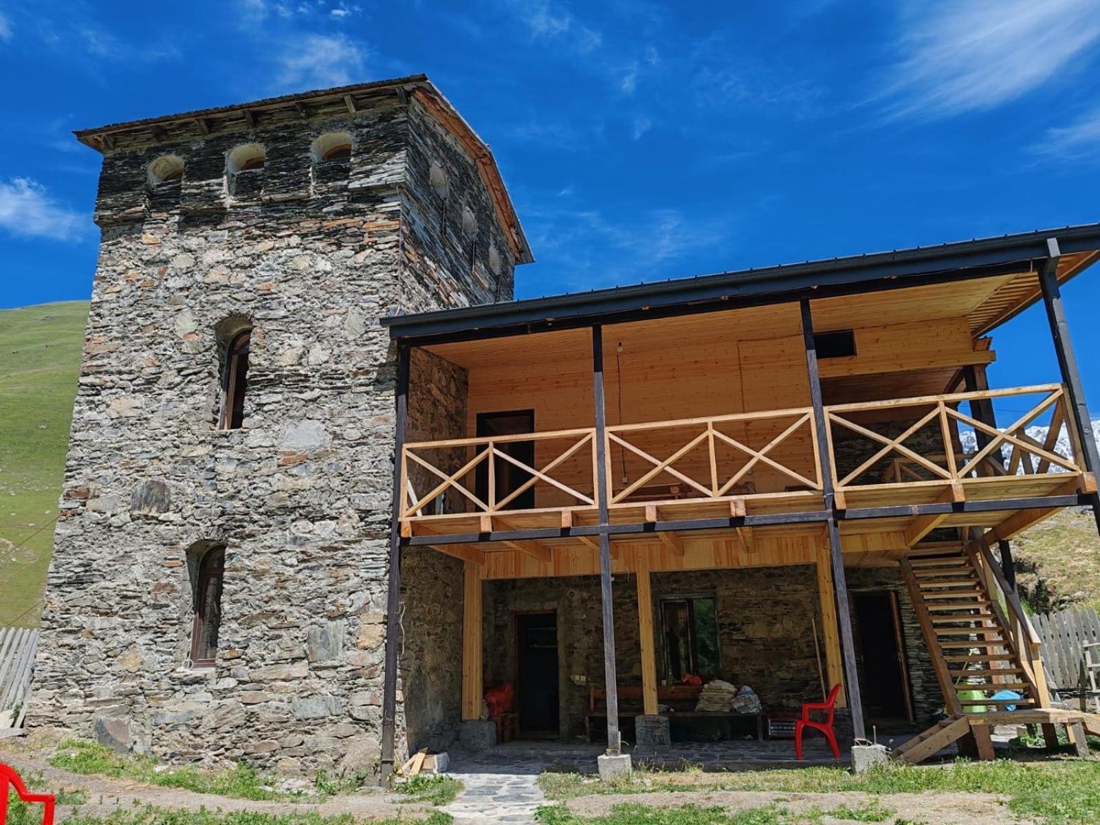 Chazhashi Guesthouse Ушґулі Екстер'єр фото